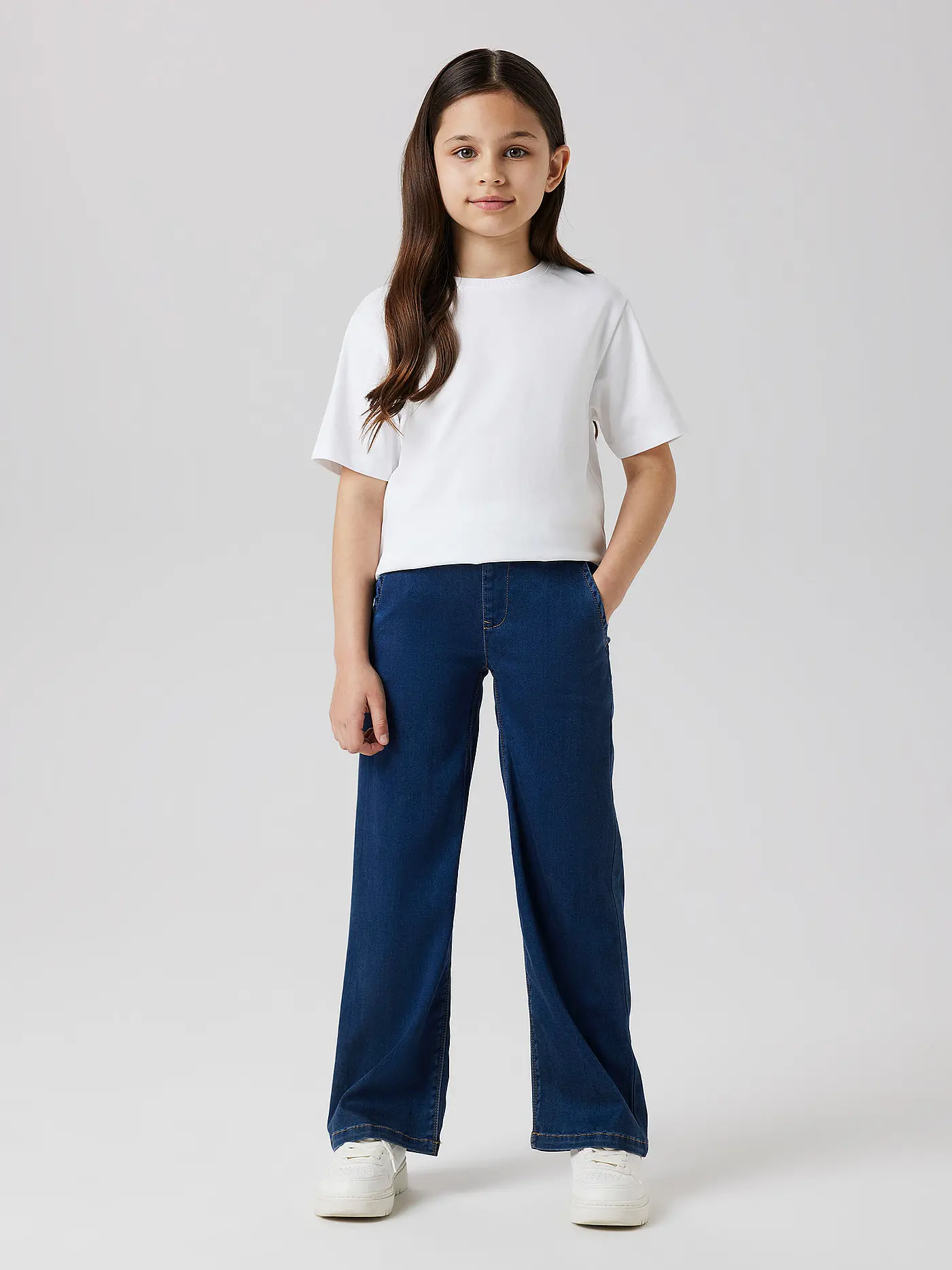 NAME IT | Mädchen Jeans Wide Fit NKFSALLI | 